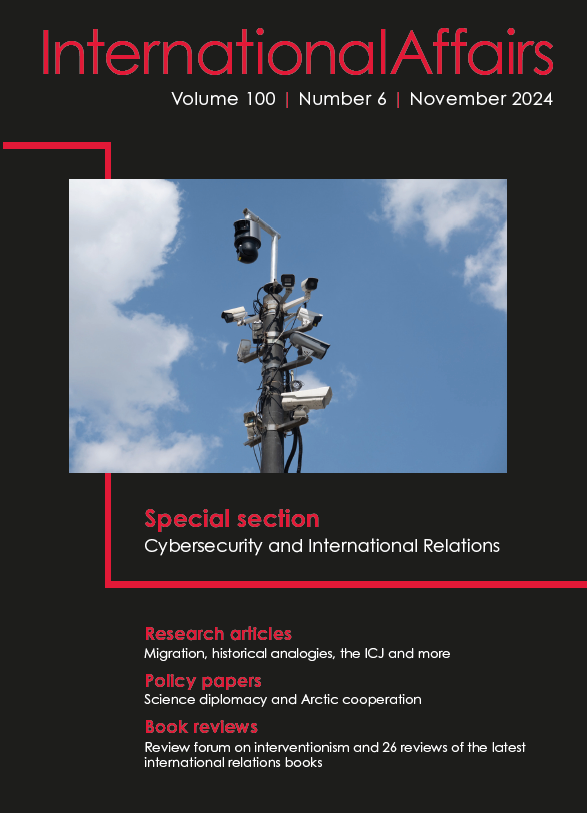 Lots happening this week, including the publication of our newest issue! 

From a special section on cybersecurity and articles on migration, international law and historical analogies, to policy papers on Arctic cooperation and 2️⃣ 6️⃣  book reviews, there's lots to read here 👉