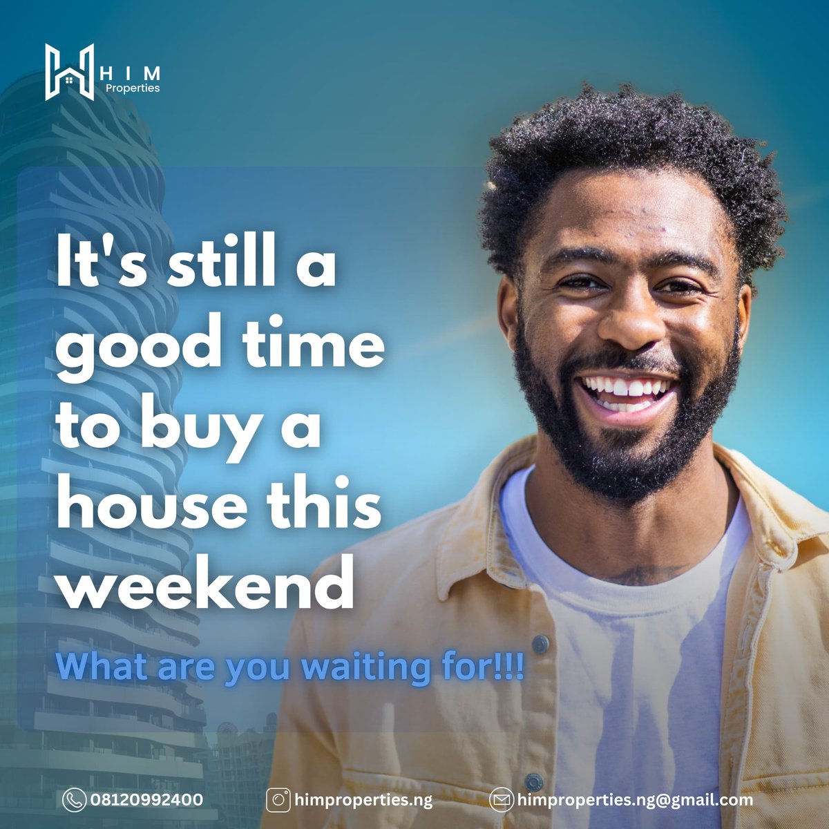 himproperties's tweet photo. ✨Imagine stepping into a home that's truly yours. 
 The perfect time to buy is now your dream home is waiting, and so is your future. 
 Dare to make it a reality.
#himproperties.ng https://t.co/nqd8zSXNjS
