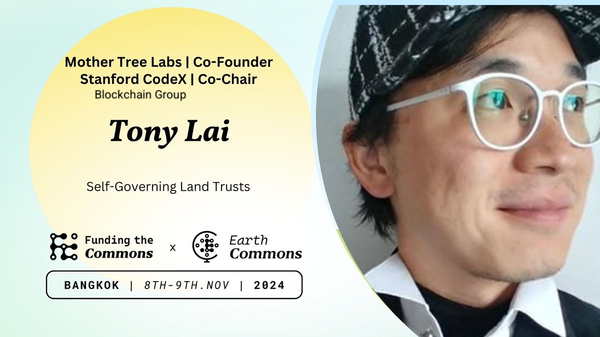 opentony (@lai) on Twitter photo Covering new ground as we unfurl Ecological Institutions, AVS-based Forest Intelligence, and Self-Governing Land Trusts, tomorrow, with <a href="/willgardiner_/">Will Gardiner</a> and <a href="/JakeHartnell/">BORG Maximalist ☯🏴🦇🔊</a>
@fundingcommons @earthcommons
#computationallaw #ecologicaltransition
#LLMs <a href="/CodeXStanford/">CodeX Stanford</a> Covering new ground as we unfurl Ecological Institutions, AVS-based Forest Intelligence, and Self-Governing Land Trusts, tomorrow, with <a href="/willgardiner_/">Will Gardiner</a> and <a href="/JakeHartnell/">BORG Maximalist ☯🏴🦇🔊</a>
@fundingcommons @earthcommons
#computationallaw #ecologicaltransition
#LLMs <a href="/CodeXStanford/">CodeX Stanford</a>
