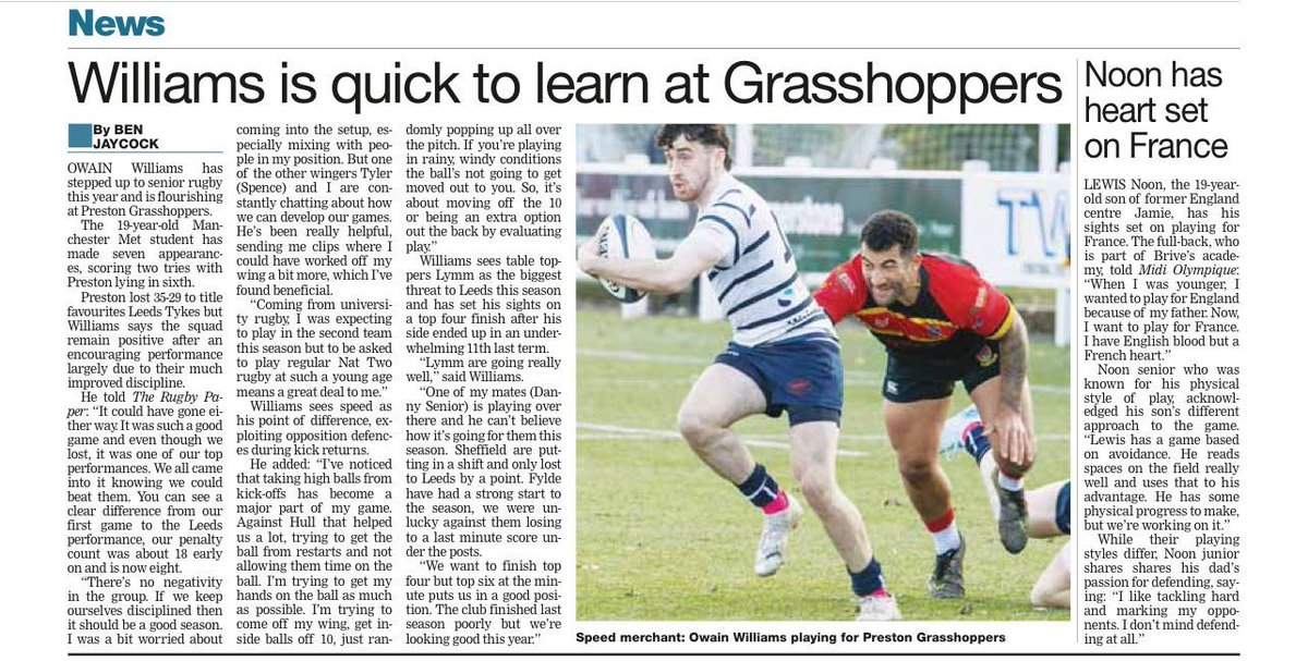 Preston Grasshoppers tweet media