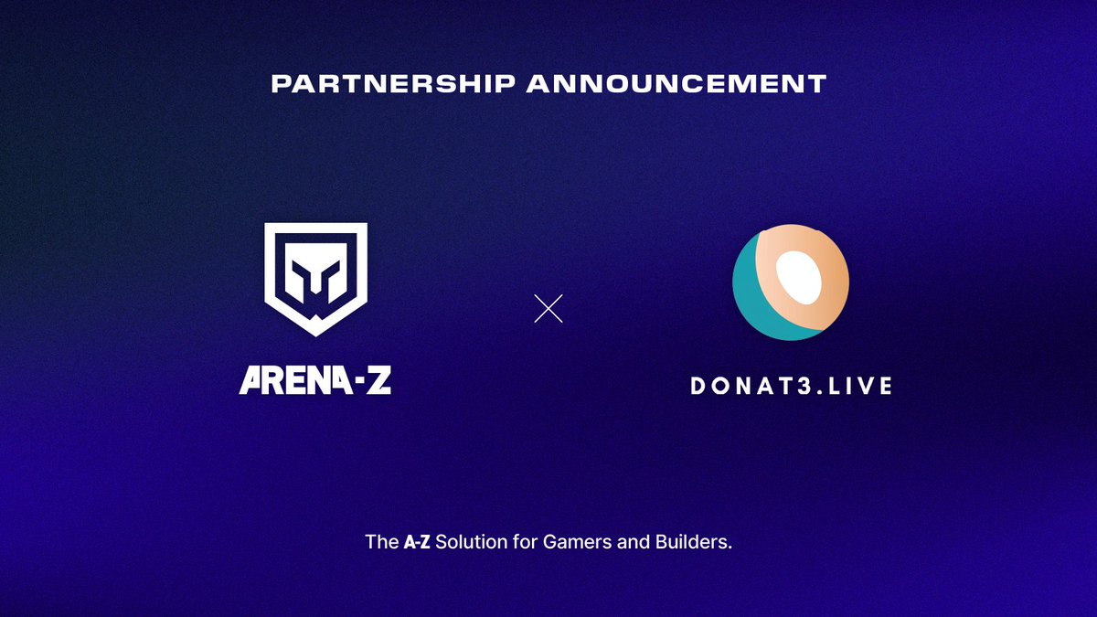 . (@officialarenaz) on Twitter photo Arena-Z is officially partnering with <a href="/Donat3Live/">Donat3.live</a>!
We aim to bolster our AZ ecosystem through this partnership and bring more value to you. 🫵
Let's dive in 👇 Arena-Z is officially partnering with <a href="/Donat3Live/">Donat3.live</a>!
We aim to bolster our AZ ecosystem through this partnership and bring more value to you. 🫵
Let's dive in 👇