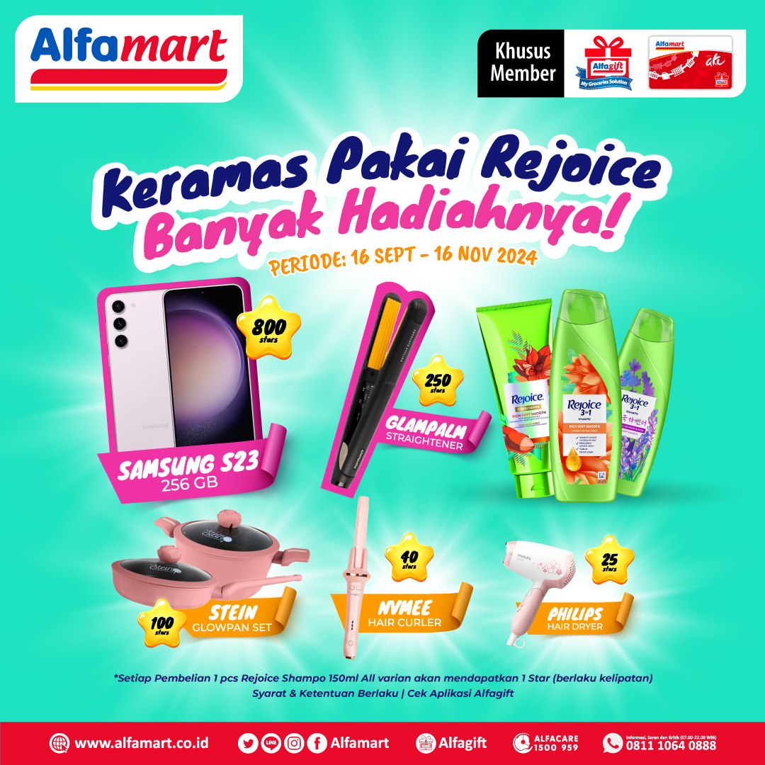 alfamart's tweet photo. Belanja produk sponsor berikut ini bisa mendapatkan hadiah menarik😍
Download aplikasi Alfagift hanya di Playstore atau Appstore.
Periode : November 2024
#Alfamart #Alfagift #PromoMember #Alfastar #PromoBerhadiah #BelanjaBerhadiah https://t.co/suUOPX21ED