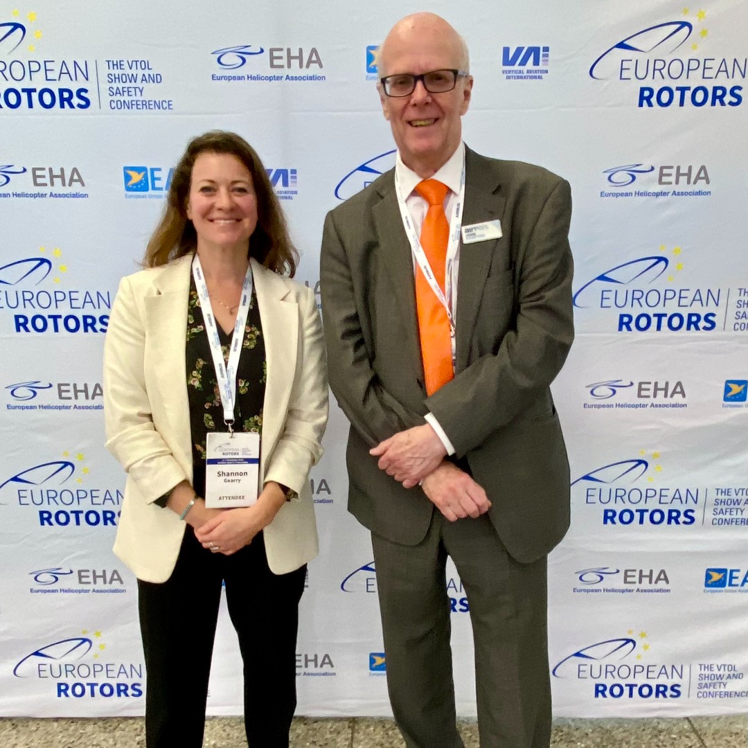 airpartsupply's tweet photo. Our sales team of Shannon Gearry and John Bamford had an excellent time at the European Rotors conference in Amsterdam this week. Lots of great meetings and talks throughout.

#amsterdam #europeanrotors2024 #aviationevent #aviationconference https://t.co/DO8a2Z0P9w