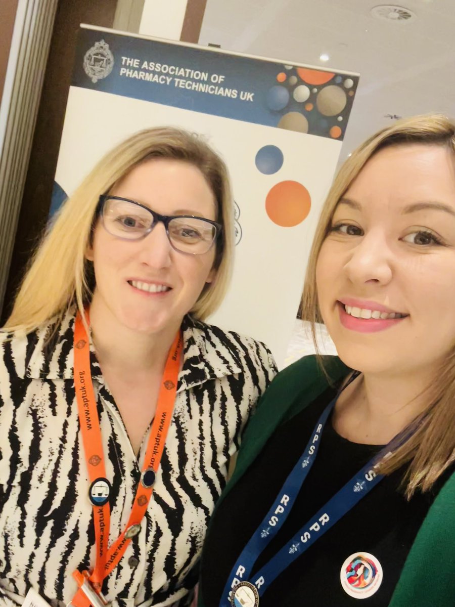 President_APTUK's tweet photo. Looking forward to the @rpharms conference today.

Pop over and visit our @APTUK1 stand - @emilyguerin88, Professional Lead for Wales, and I are looking forward to seeing many friends and colleagues!

#ProfessionalLeadership #PharmacyTechnicians #RPSconf2024 https://t.co/JJFrmbYO6Y