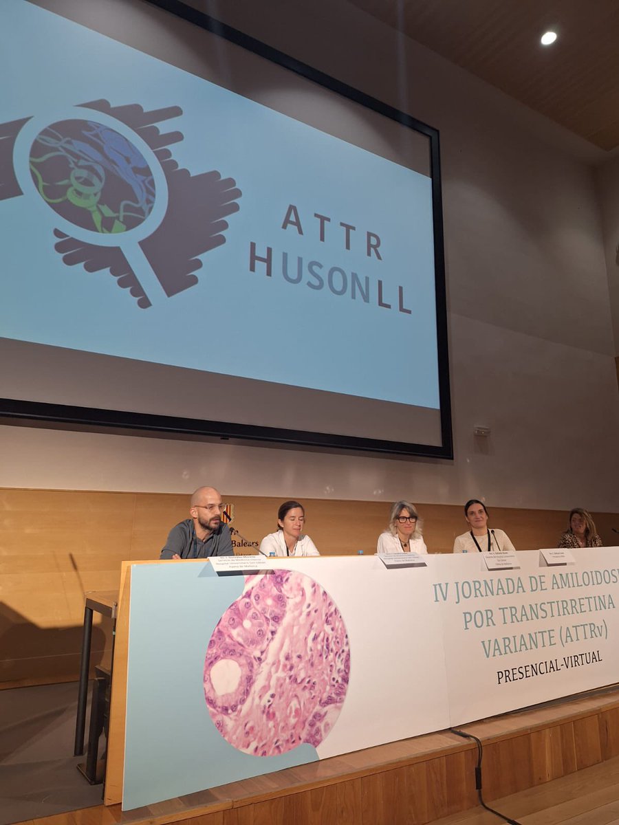 Unidad Multidisciplinar Amiloidosis por TTR (@unidadttr) on Twitter photo Las IV Jornadas de ATTRv quedan inauguradas en el salón de actos el <a href="/SonLlatzer/">Hospital Universitari Son Llàtzer</a> que hoy se viste de largo con un especial recuerdo a la Dra Merche Uson Las IV Jornadas de ATTRv quedan inauguradas en el salón de actos el <a href="/SonLlatzer/">Hospital Universitari Son Llàtzer</a> que hoy se viste de largo con un especial recuerdo a la Dra Merche Uson