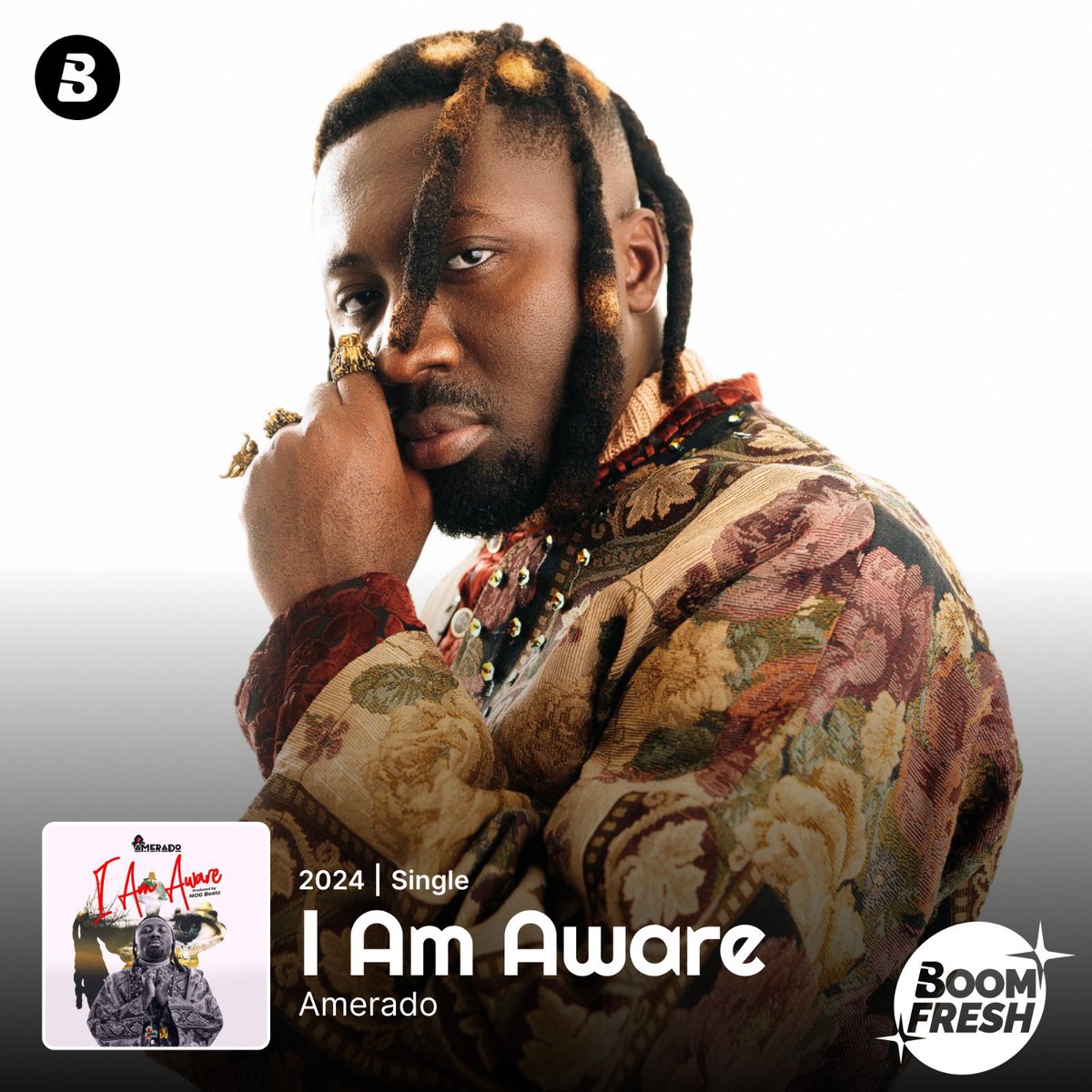 BoomplayGhana's tweet photo. 💥BOOMFRESH💥
Lord Immortal just doing his thing on this one. Checkout @Amerado_Burner latest single titled #IAmAware, OUT NOW on #Boomplay 🎶
🎧: https://t.co/Bdw0Bj6ckG
#NewMusicFriday #HomeOfMusic https://t.co/EmZXAVy2U2