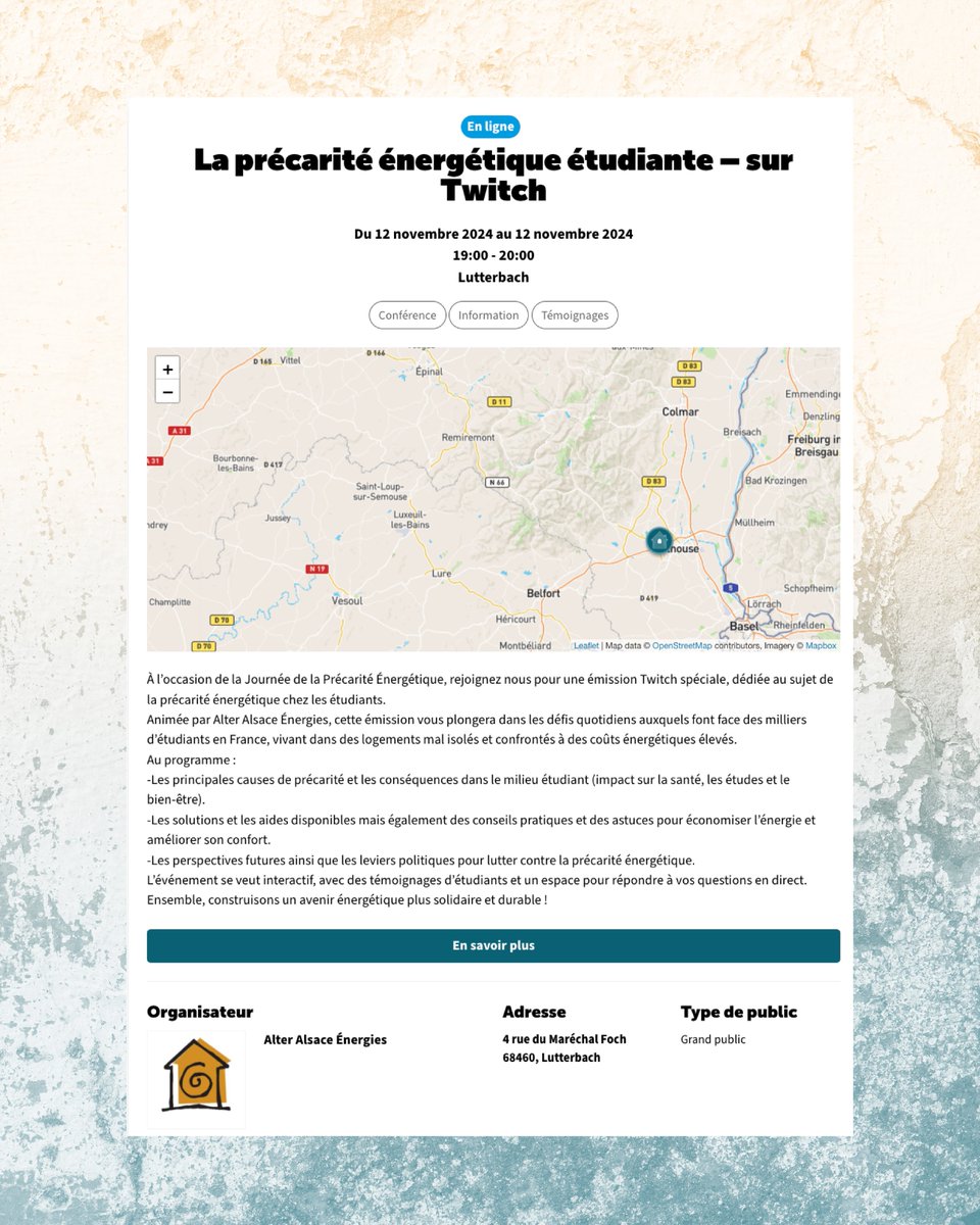 Journée contre la précarité énergétique tweet media