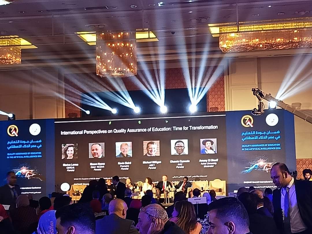 OlaAlSayed12's tweet photo. تشرفت اليوم بحضوري. المؤتمر الدولي السابع لهيئة ضمان الجوده تحت عنوان "جودة التعليم في ضوء التحول الرقمي والذكاء الاصطناعي" والمنعقد في فندق تريومف التجمع الخامس بالقاهرة الجديدة في الفترة من ٣_ ٤نوفمبر ٢٠٢٤م، رعاية ا.د/ علاء عشماوي رئيس مجلس إدارة الهيئة القومية لضمان الجودة https://t.co/bPinUjCRRq