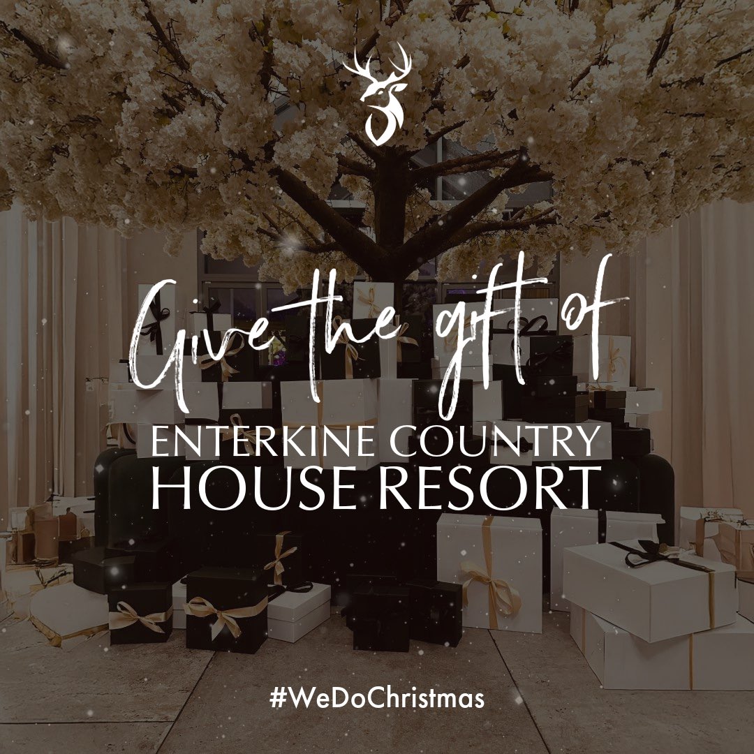This Christmas why not give the gift of Enterkine. 

View our gift voucher options here…➡️ | enterkine-house-hotel.vouchercart.com/app/ 

#WeDoChristmasGIFTS | 🎁