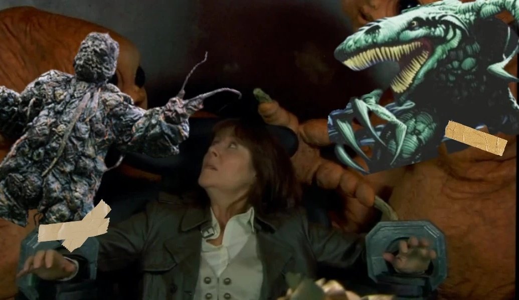 BannermanBuddi1's tweet photo. #TARDISTea of the day:
Following our current with #TheSeedsofDoom as of late BBs DID YOU KNOW during the events of Interference, after having some memory loss, SJ couldn't the difference between Krynoids and Pescatons π
Can you? https://t.co/9zp59yh8GY