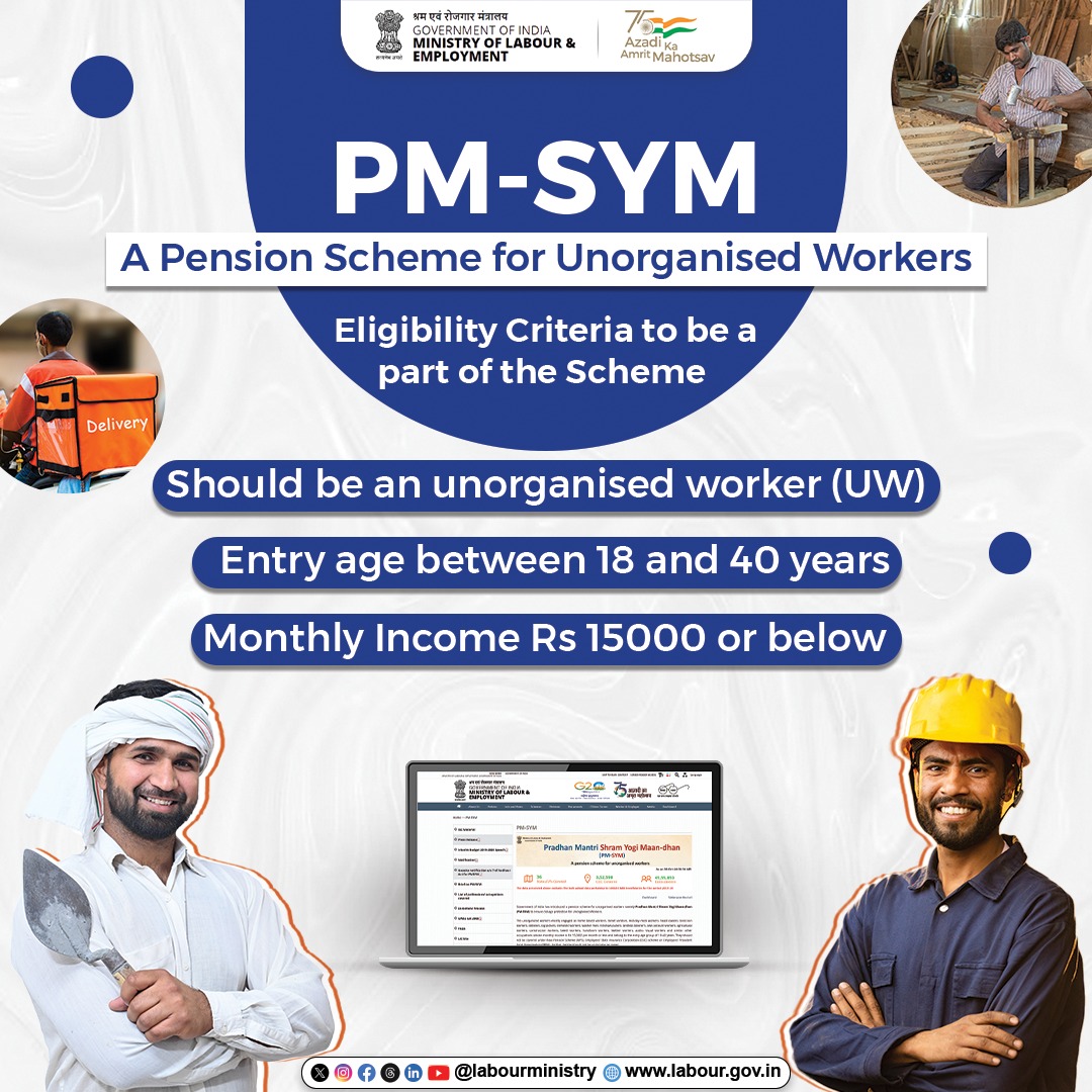 Ensuring social security for the unorganized workforce ...