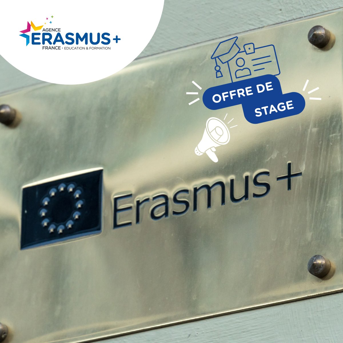 ErasmusplusFR's tweet photo. 📣 2 offres de #stage au sein de l’Agence @EramusPlusFr à Bordeaux :
 ✔ Stagiaire "𝗖𝗮𝗿𝘁𝗼𝗴𝗿𝗮𝗽𝗵𝗶𝗲 𝗱𝗲𝘀 𝗽𝗿𝗼𝗰𝗲𝘀𝘀𝘂𝘀 𝗺𝗲́𝘁𝗶𝗲𝗿𝘀" 
 ✔ Stagiaire "𝗰𝗵𝗮𝗿𝗴𝗲́·𝗲 𝗱'𝗲́𝘁𝘂𝗱𝗲𝘀 𝘀𝘁𝗮𝘁𝗶𝘀𝘁𝗶𝗾𝘂𝗲𝘀"
🔗 https://t.co/MSCXpWVIxi https://t.co/HQXqXfFEAg