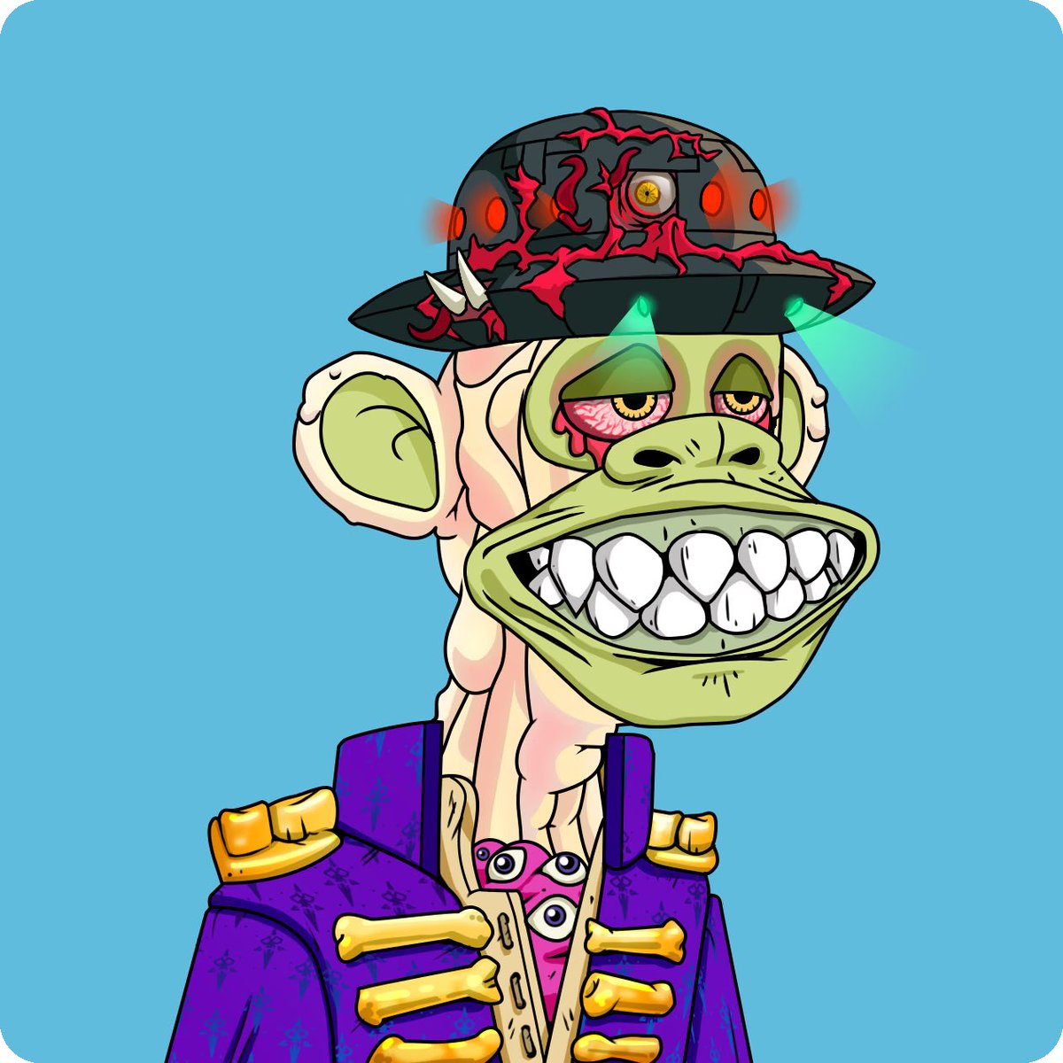 Back in the swamp <a href="/BoredApeYC/">Bored Ape Yacht Club 🍌</a> <a href="/yugalabs/">Yuga Labs</a> after about a year! 
#mayc LFG