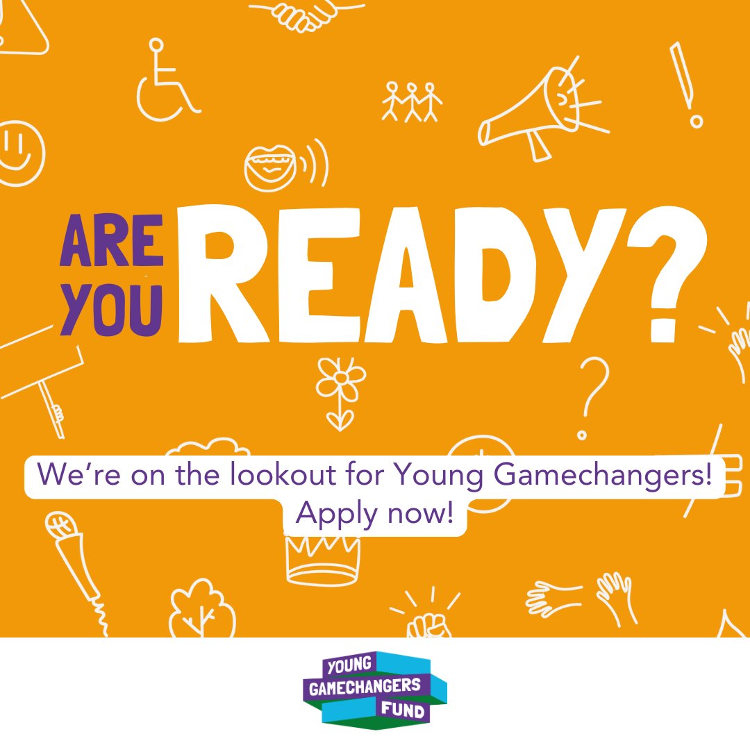 YG_Fund's tweet photo. ⚡ We want young people to lead the way ⚡
The Young Gamechangers Fund has been supporting young people in transforming communities into safer, more sustainable, and more inclusive places to live.
✏️ Grant Round 2 is now live! Head to https://t.co/kZHEBeRBAb now! #YouthFund https://t.co/e57kBTo7cE