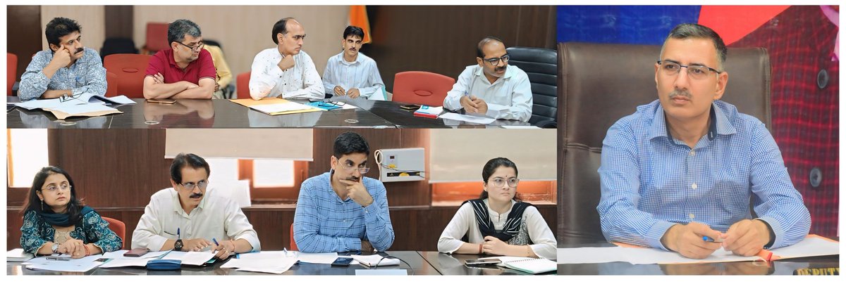 diosamba1's tweet photo. "DC #Samba Rajesh Sharma reviews progress on #bunkers and #BADP projects; directs officials to ensure timely completion and address #public needs effectively." @OfficeOfLGJandK
@Divcomjammu
@diprjk @dcsambaoffice @ddnews_jammu https://t.co/lRCG9zYGSC