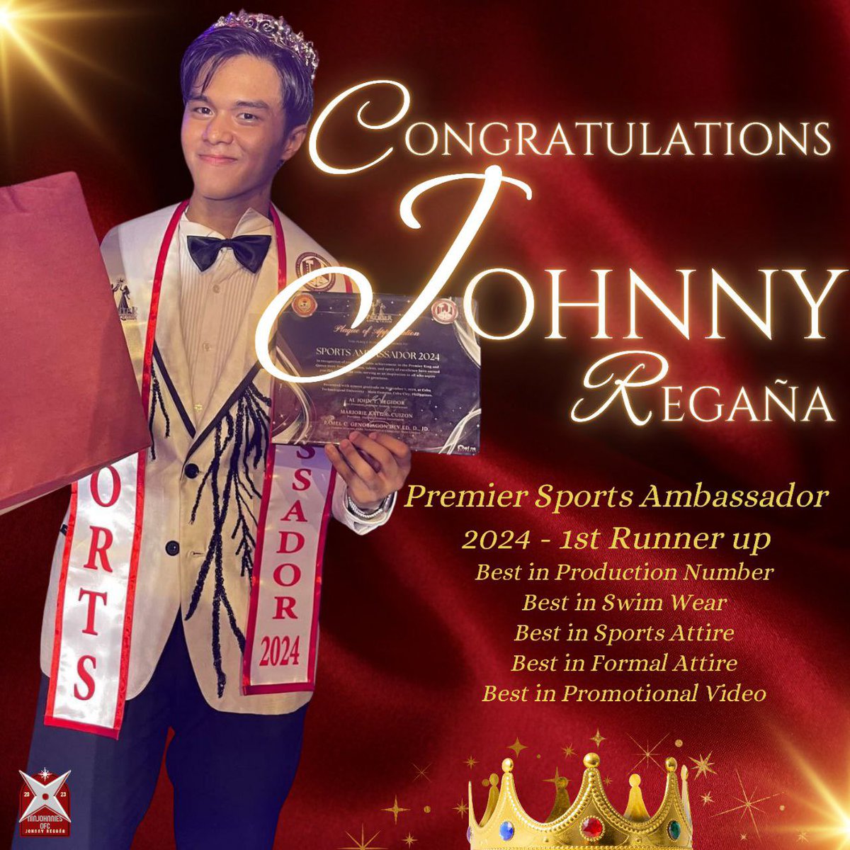 [NINJA WINS 🎉]

Our Boss Ninja won multiple awards in the CTU's Premier King and Queen 2024 including 1st Runner-up!

The mission truly never stops! We will keep on winning until we accomplish our main goal! STARDOM ✨

<a href="/asterisk_ph/">AsterisK Entertainment</a> <a href="/kkristian08/">Kristian G. Kabigting</a> 
<a href="/John_niees/">AE_John</a>