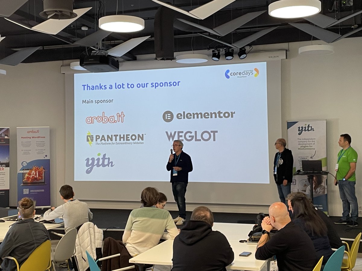 YITHEMES's tweet image. We are really happy to be here and sponsor Core Days 💚 Let&apos;s get started with this great event! #CoreDays2024