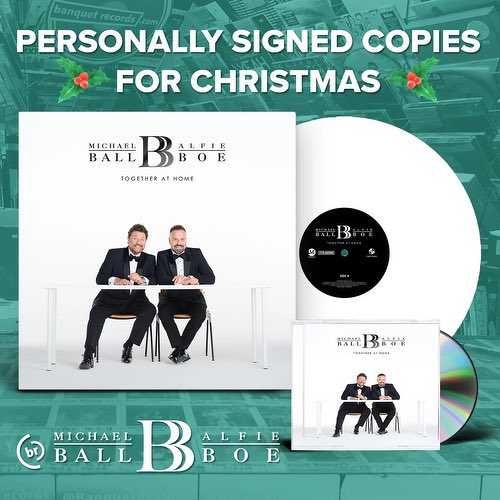 For a very limited time only you can get a personally signed copy of our new album 'Together At Home' from <a href="/BanquetRecords/">Banquet Records</a> 🏡

Order here: banquetrecords.com/alfie-boe-mich…