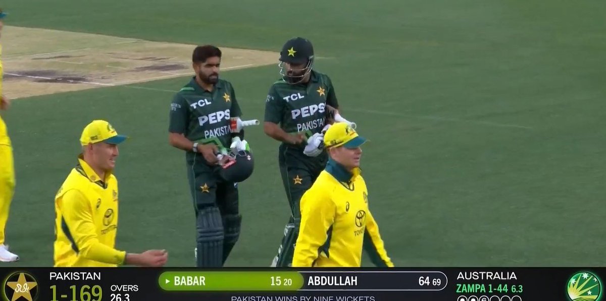 It's so good to see❤️😭
P.s that winning shot🫠
#AUSvPAK #BabarAzam𓃵 
#PAKvsAUS
