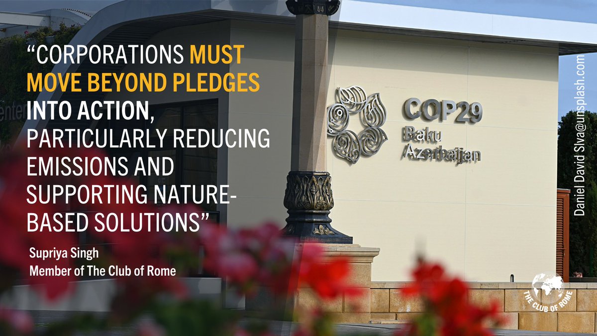 The Club of Rome (@clubofrome) on Twitter photo Is there any possibility #COP29 could be a turning point for climate finance and accountability? @Lalla_ng explores with <a href="/ChivangaCliff/">Cliff Chivanga</a> and <a href="/singhsups/">Supriya Singh</a> how finance and corporate action could deliver results that move beyond talk & into action.👇
clubofrome.org/blog-post/cop2… Is there any possibility #COP29 could be a turning point for climate finance and accountability? @Lalla_ng explores with <a href="/ChivangaCliff/">Cliff Chivanga</a> and <a href="/singhsups/">Supriya Singh</a> how finance and corporate action could deliver results that move beyond talk & into action.👇
clubofrome.org/blog-post/cop2…