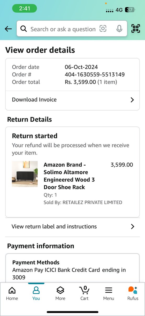 faisalashu9's tweet photo. @amazonIN from last one month i am waiting for my return and refund, no one is coming for pickup and your fucking customer support team is fooling around. Please look and return my money https://t.co/sk4zfB2Aq0