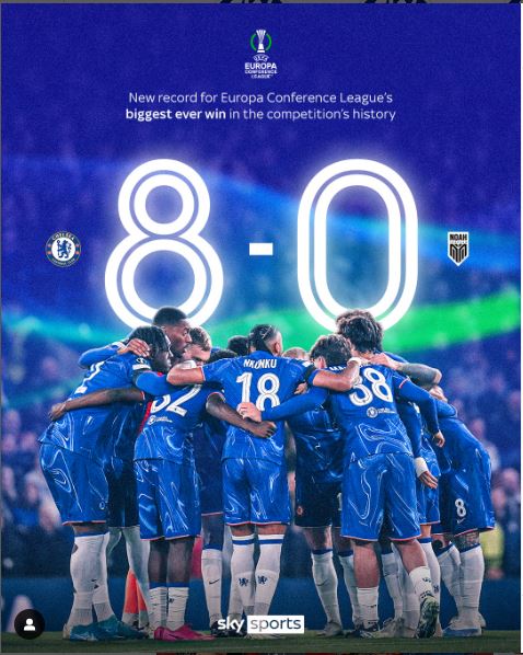 KtvRwanda's tweet photo. New record for Europa conference Leagues Biggest ever win in the Competition https://t.co/JfCIdO4uOy