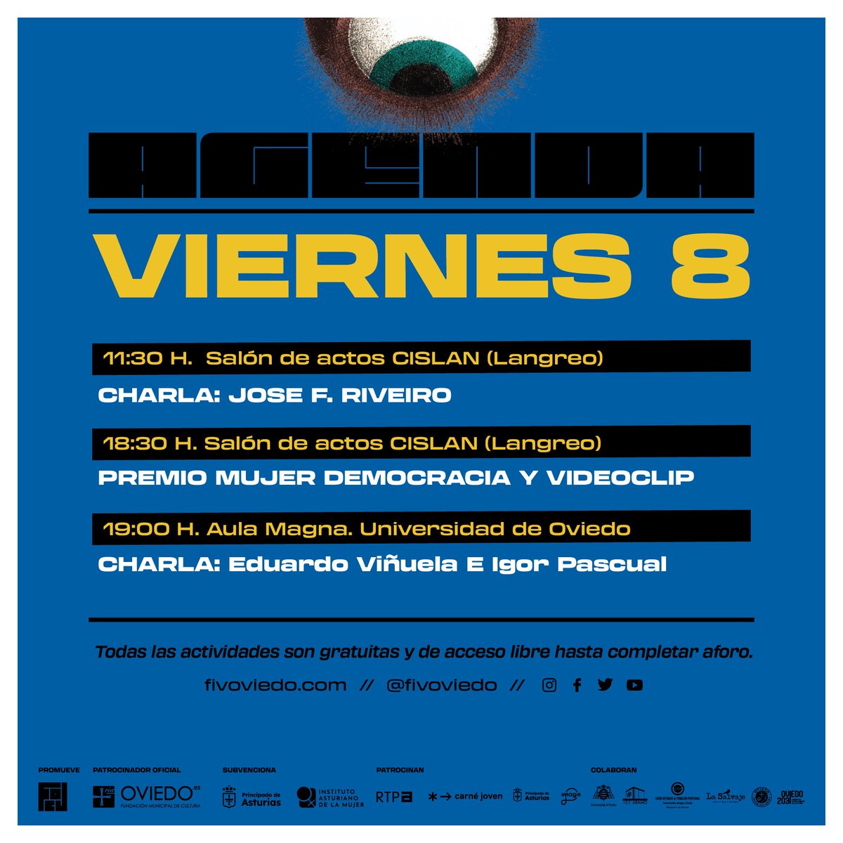 🌱👁️ Viernes 8 #FIVO2024

Seguimos 🔥

Aquí puedes consultar el programa completo: fivoviedo.es

*@culturaoviedo