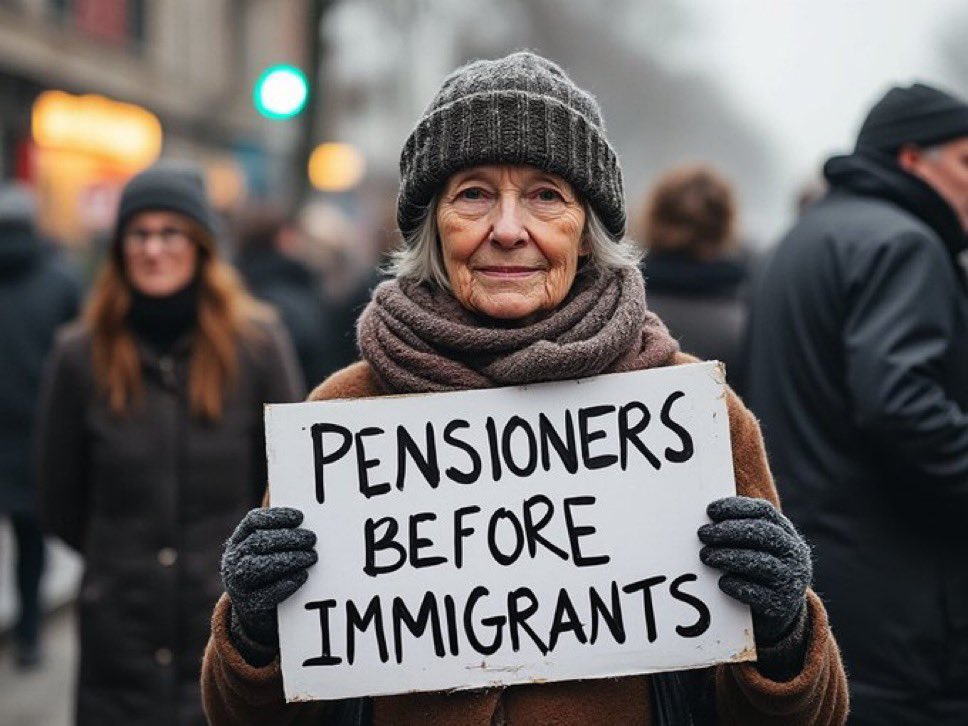 Pensioners before immigrants! 

REPOST  if you agree 👊