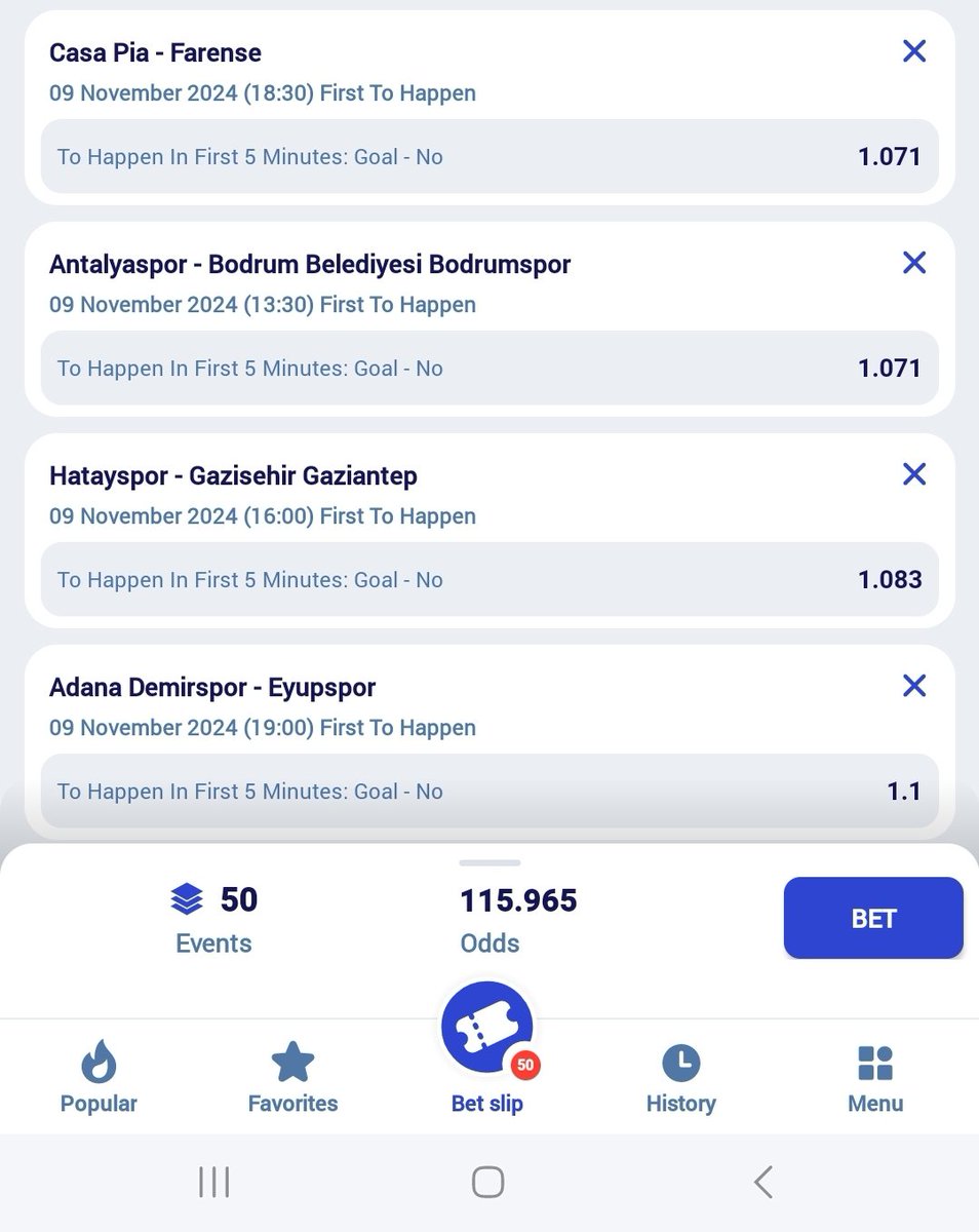 Suturday 115 Odds💥✅️

5 minutes no Goal🥰

Let's reach 🏃
400 Reposts on my pinned😭🙏