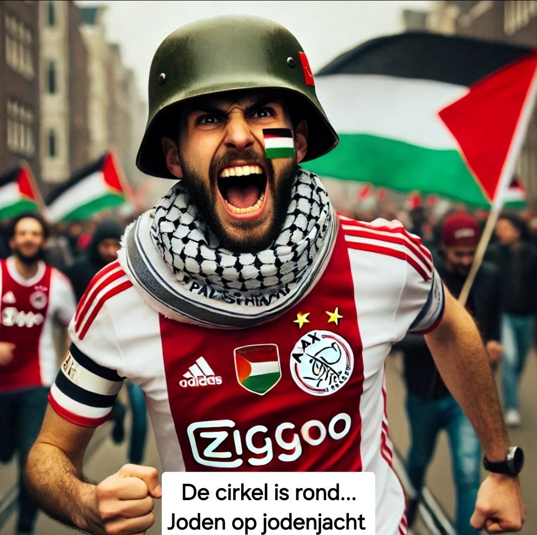 Tja...deze kon je verwachten
#AmsterdamAttack #pogrom #FreePalestine #Israel #ajamac