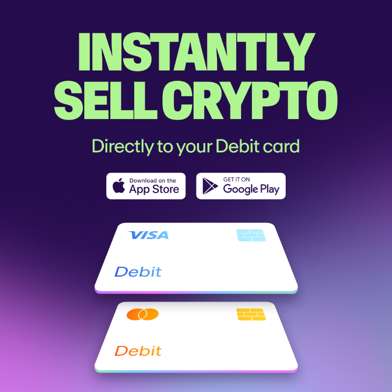 moonpay's tweet photo. ⚡ Cash out your crypto in a flash ⚡

💰 Selling crypto? Withdraw cash instantly to your Visa or Mastercard.

🚀Trusted by 20M+ users worldwide. Download the MoonPay App.