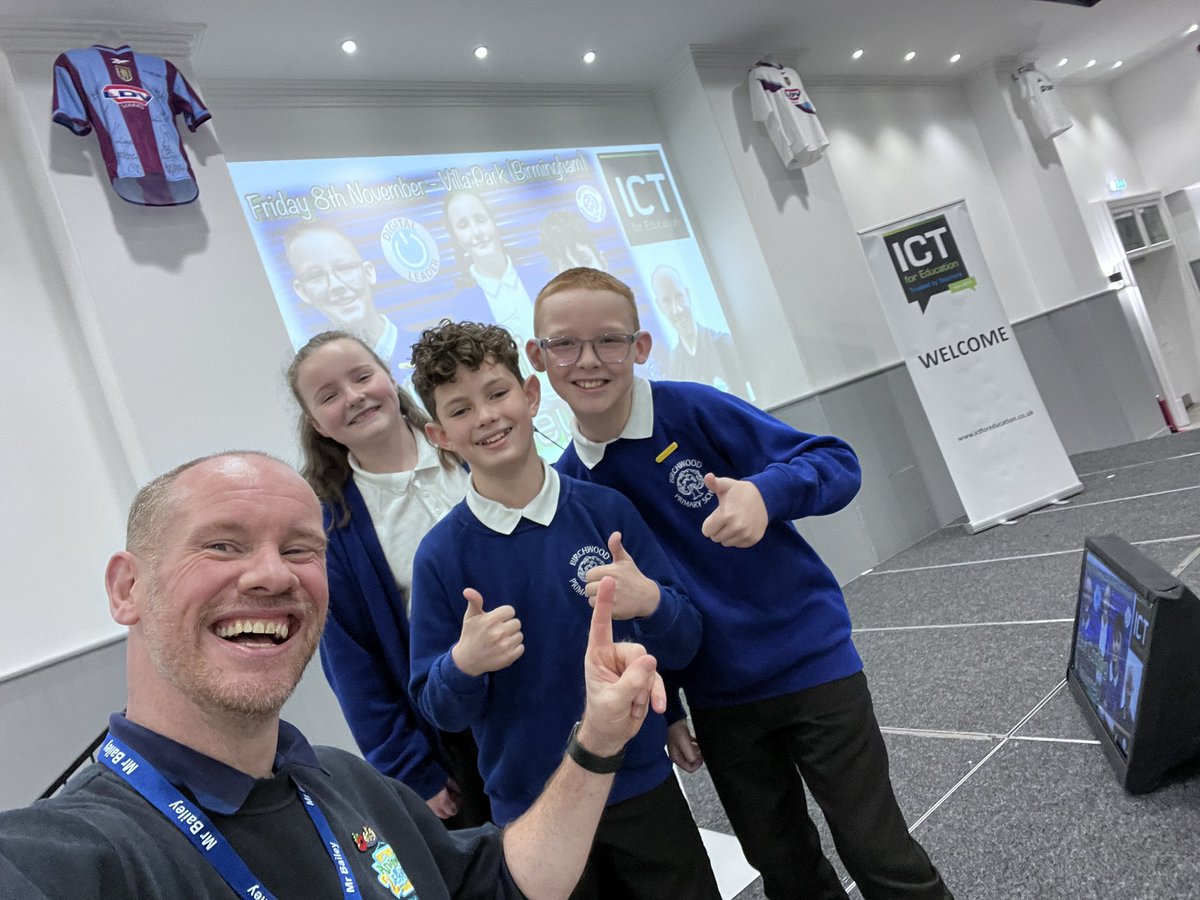 Our Digital Leaders have arrived at Villa Park and have just had their sound check ahead of presenting alongside Mr Bailey to over 100 teachers from around the Midlands at the <a href="/ICTforEducation/">ICT for Education</a> Conference. A truly memorable experience and rich opportunity for our pupils.