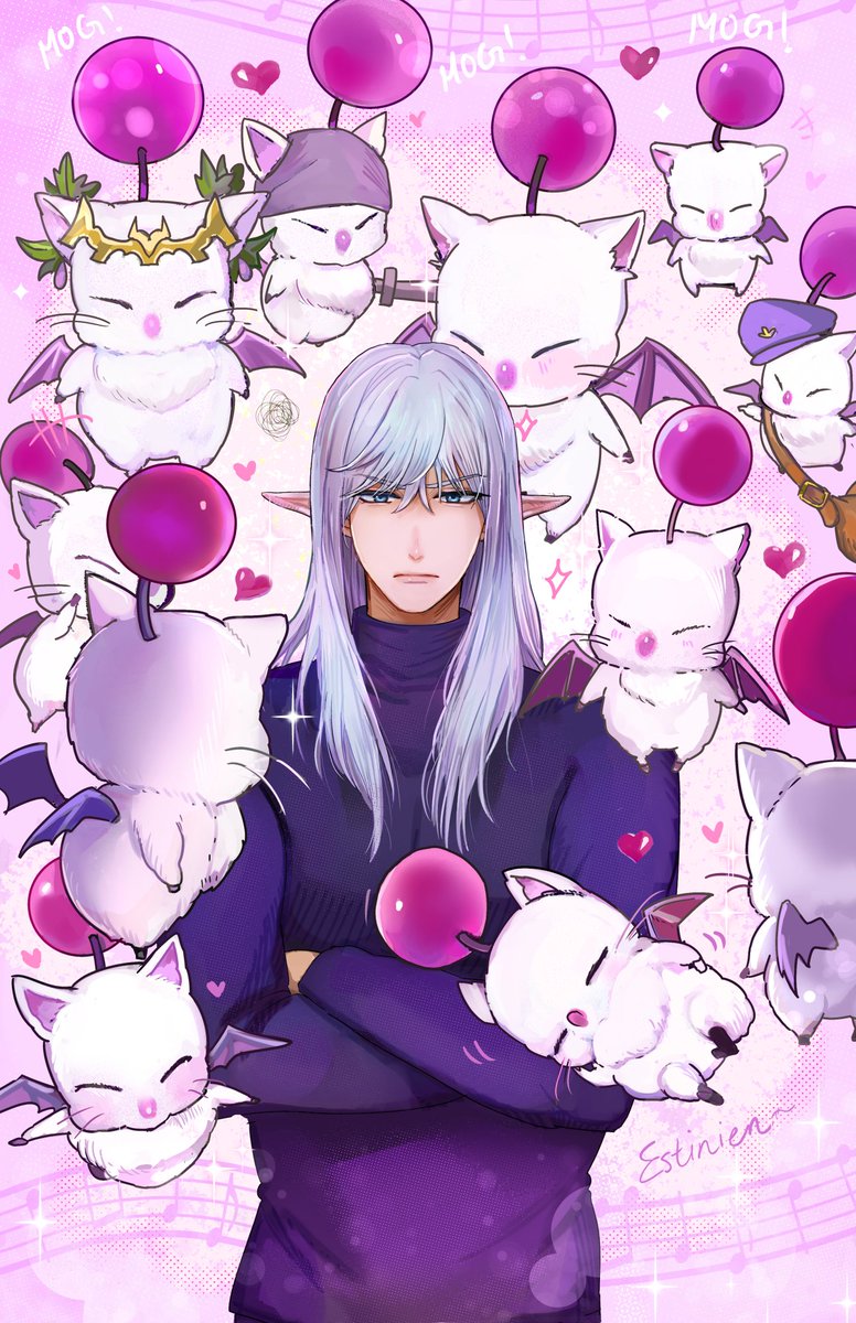 estinien seems to attract a lot of cute creatures (to his dismay)