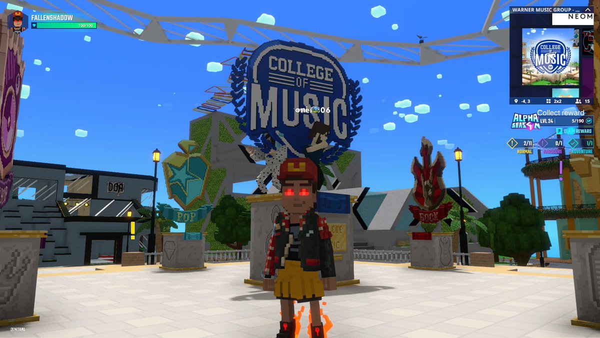 🎵 Harmonizing at the College of Music in <a href="/TheSandboxGame/">The Sandbox</a>. Spotted the Academy Crest in the main plaza. Ready to rock this virtual campus! 🎸 register-landings.sandbox.game/alphaseason4-s… #TheSandbox #AlphaSeason4 #AS4SocialChallenge
