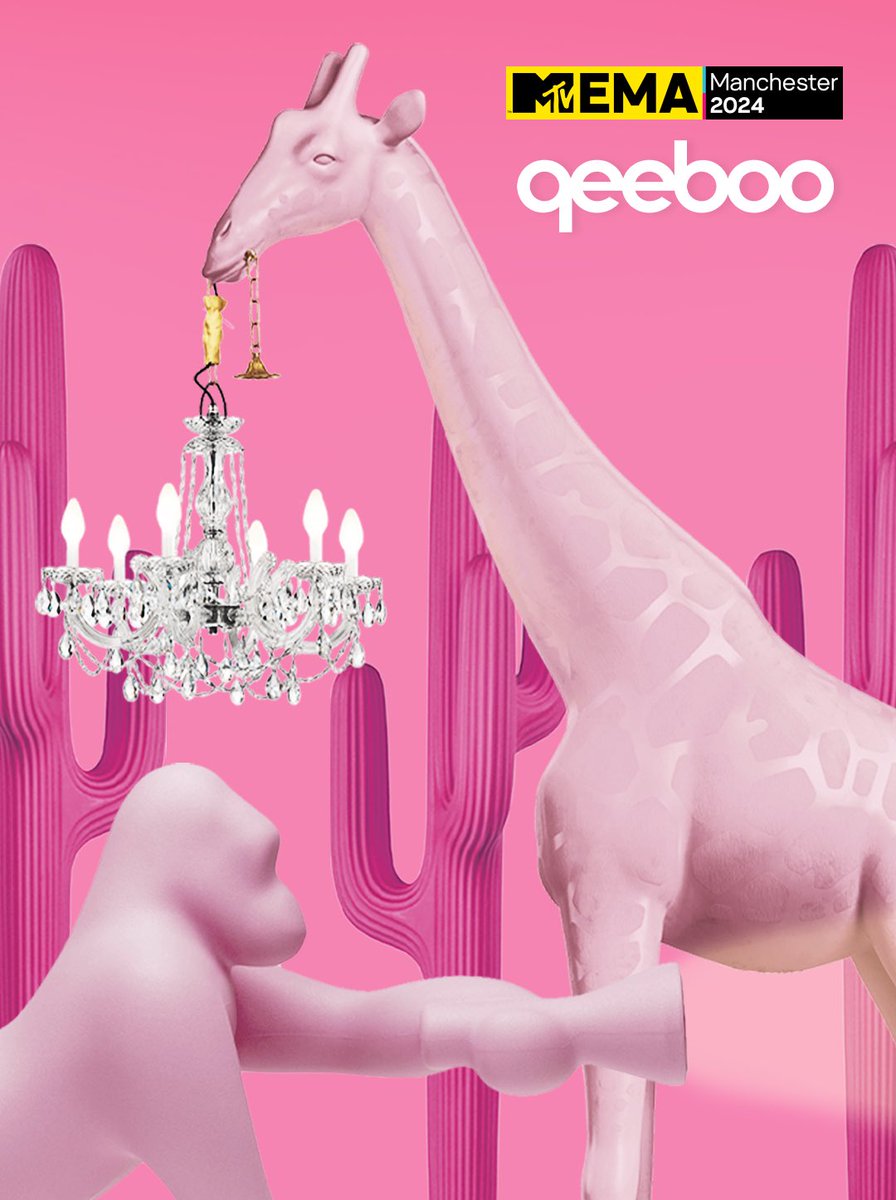 Qeeboo is jazzing up the <a href="/mtvema/">MTV EMA</a> 2024 backstage for the stars! ✨
We’re thrilled to be transforming the backstage into a bold, iconic space where music’s biggest names can relax and recharge! 
#qeeboo #MTVEMA #mtvmusic