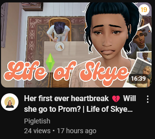 cb_norman's tweet photo. Thoroughly enjoying @pigletish 's little Sims series on YouTube - the vibes don't get cosier than this. I'm a bit behind though so need to catch up. Need to be emotionally prepared for this episode 😄 https://t.co/ltmEm6n3q5