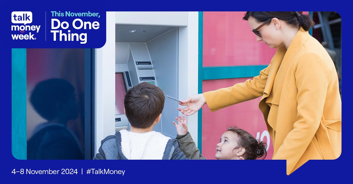Talk Money Week is the chance to tackle the stigma of money worries to help improve people’s #FinancialWellbeing.

Simply #DoOneThing and that's #TalkMoney with a friend, family or colleague. Here’s some help to get you started: ow.ly/jc4E50TWuzW

#financialinclusion