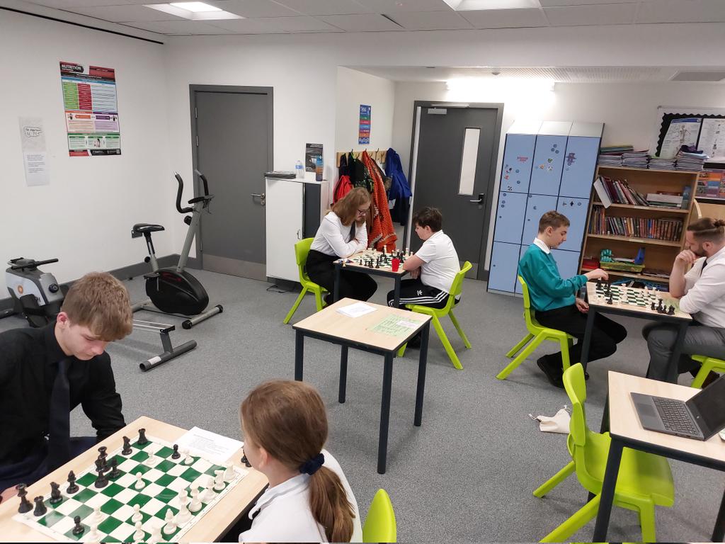 BPSA21's tweet photo. A morning of chess! Staff vs Pupils! https://t.co/djzqayjBEF