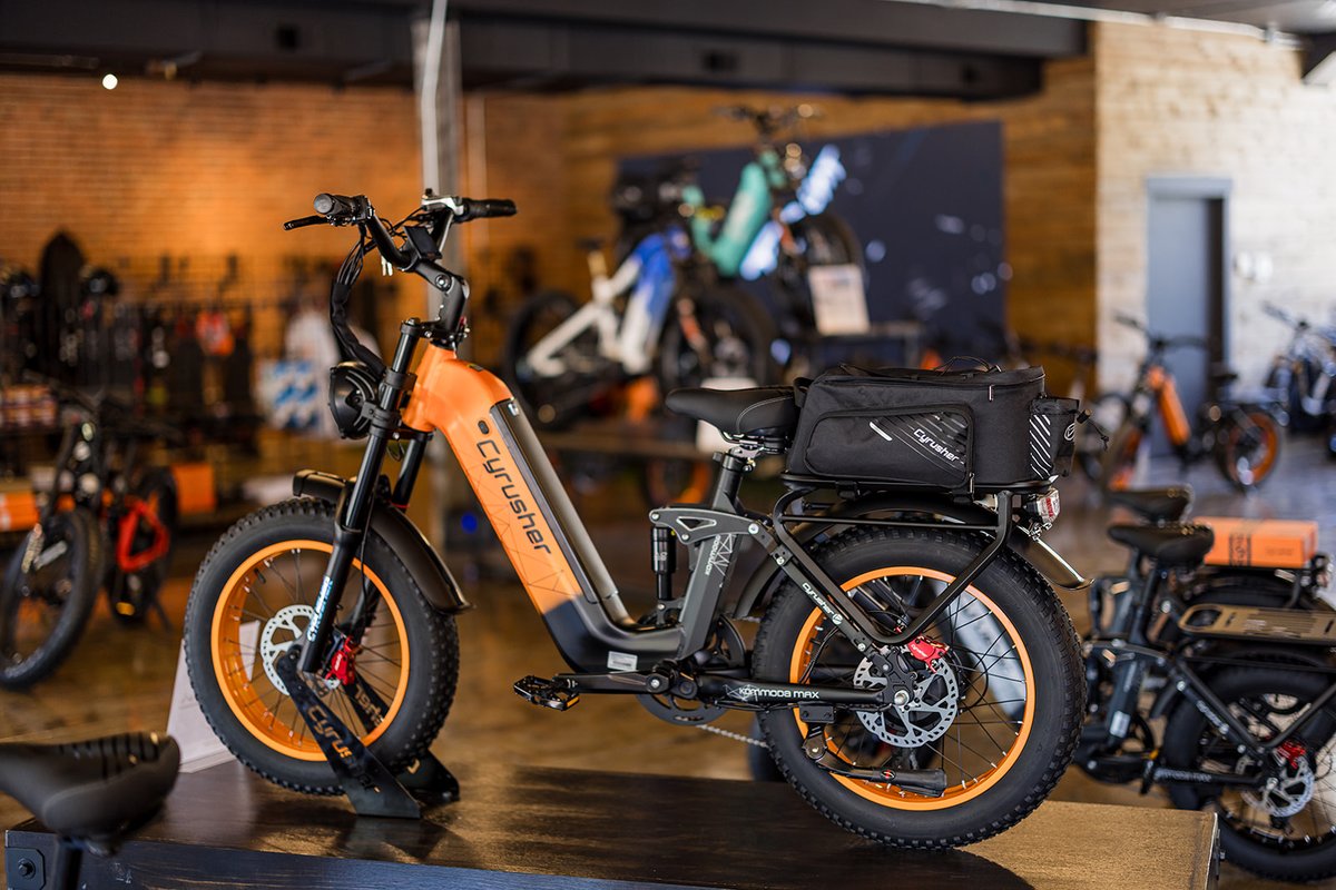 Experience an enhanced ride at our Cyrusher Salt Lake City Flagship Store to discover the thrilling sensation of the open road with an ebike. 
#cyrusher #ebike #cyrushersaltlakecitystore
👉Book a test ride: cyrusher.com/pages/test-ride