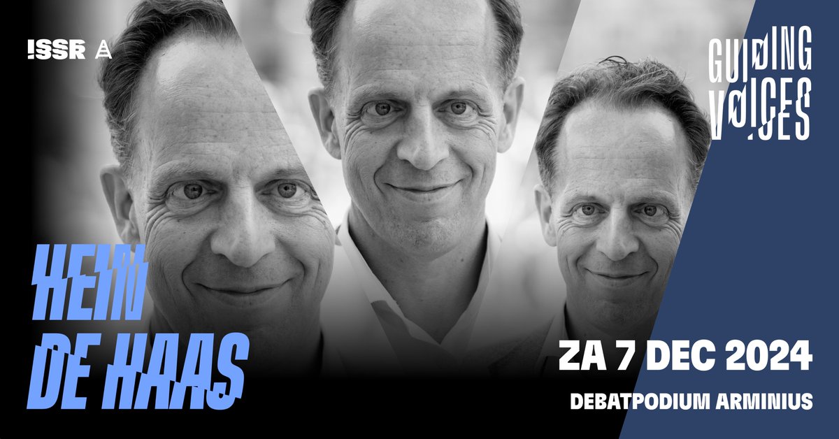 Guiding_Voices's tweet photo. Al dertig jaar doet socioloog Hein de Haas onderzoek naar migratie. Op zaterdag 7 december ontvangt Ernest van der Kwast hem in debatpodium Arminius voor een gesprek over zijn boek. Koop nu je kaartje voor Guiding Voices!

Haal je tickets hier: https://t.co/VWdGDcytUY https://t.co/3kiUNxq0J1
