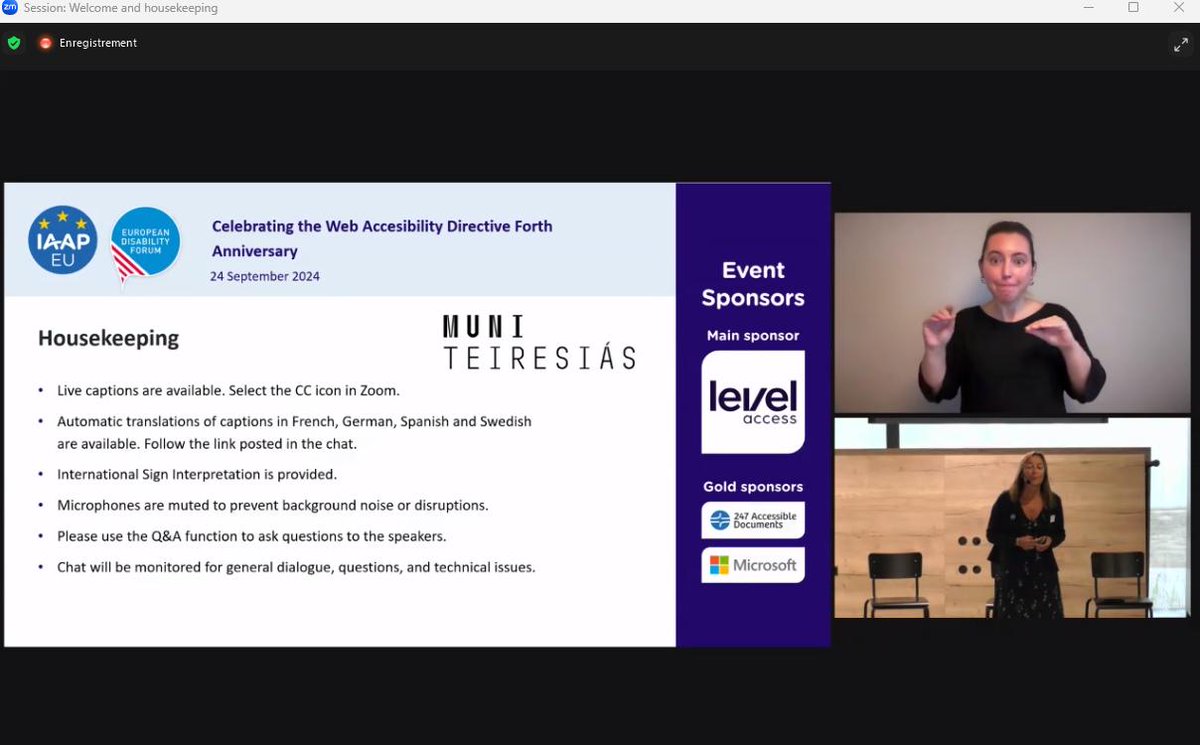euroblind's tweet image. 💻 In late September, EBU attended @MyEDF and @IAAPOrg hybrid event on the Fourth Anniversary of the #WebAccessibilityDirective. 

Although progress has been made, the WAD&apos;s coverage and enforcement need to be extended.

Full account of the session here: tinyurl.com/yc7m8bek