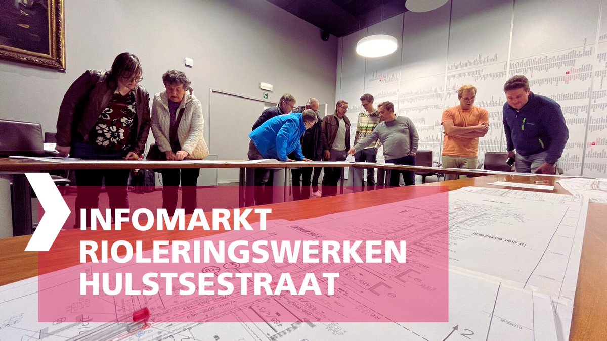 📷📷@aquafin_nv, Bureau Cnockaert Urban Engineering en aannemer Wegenbouw Ivan Vuylsteke  presenteerden deze week de definitieve plannen van de rioleringswerken in een deel van de Hulstsestraat
📷 Meer info via kuurne.be/Hulstsestraat