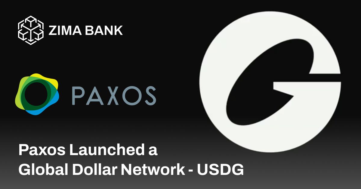 zimabank's tweet image. Paxos Launched a Global Dollar Network - USDG

On November 4th, @Paxos announced the introduction of Global Dollar Network USDG - an open network for global stablecoin adoption issued from Singapore and compliant with the Monetary Authority of Singapore's future stablecoin…