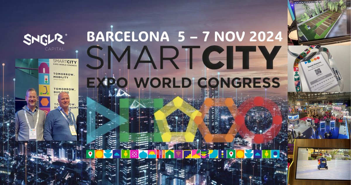 SNGLR Group (@snglr3) on Twitter photo Our Venture Capital Team spent 3 intensive days at the <a href="/SmartCityexpo/">Smart City Expo World Congress</a> in beautiful Barcelona, Spain scouting the best and brightest European start-ups in #smartcity #smartmobility #AI #IoT #drones #blockchain and connecting with amazing people from all around the world Our Venture Capital Team spent 3 intensive days at the <a href="/SmartCityexpo/">Smart City Expo World Congress</a> in beautiful Barcelona, Spain scouting the best and brightest European start-ups in #smartcity #smartmobility #AI #IoT #drones #blockchain and connecting with amazing people from all around the world
