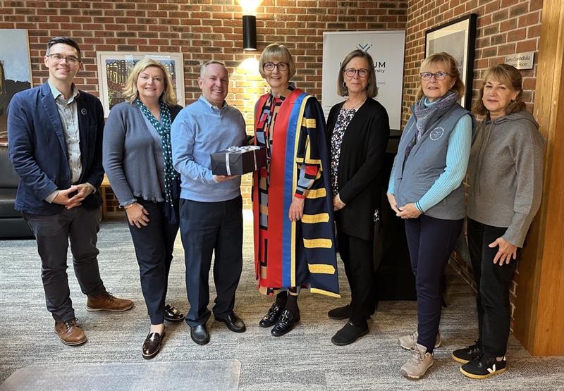 In between our conferring ceremonies last week, we had the delight to welcome President of <a href="/EndicottCollege/">Endicott College</a> <a href="/Dr_DiSalvo/">Steven R. DiSalvo, Ph.D.</a> &amp; his wife Eileen, Chair Melissa Hempstead &amp; Board members to <a href="/MTU_ie/">Munster Technological University</a> Thanks for visiting - hopefully a longer visit next time!  <a href="/MTU_Intl/">MTU International</a> #SucceedingTogether