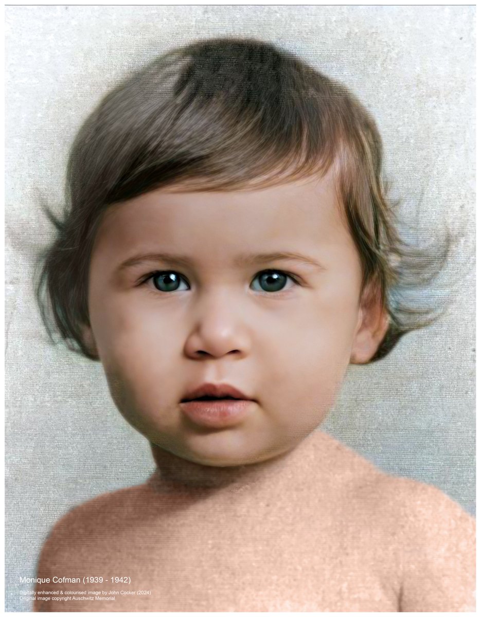 On this day in 1942, a 3 year old French Jewish girl and her mother arrived at Auschwitz from Drancy. She was murdered in the gas chamber after selection. Her name was Monique Cofman

Please support <a href="/AuschwitzMuseum/">Auschwitz Memorial</a> reach 2m followers