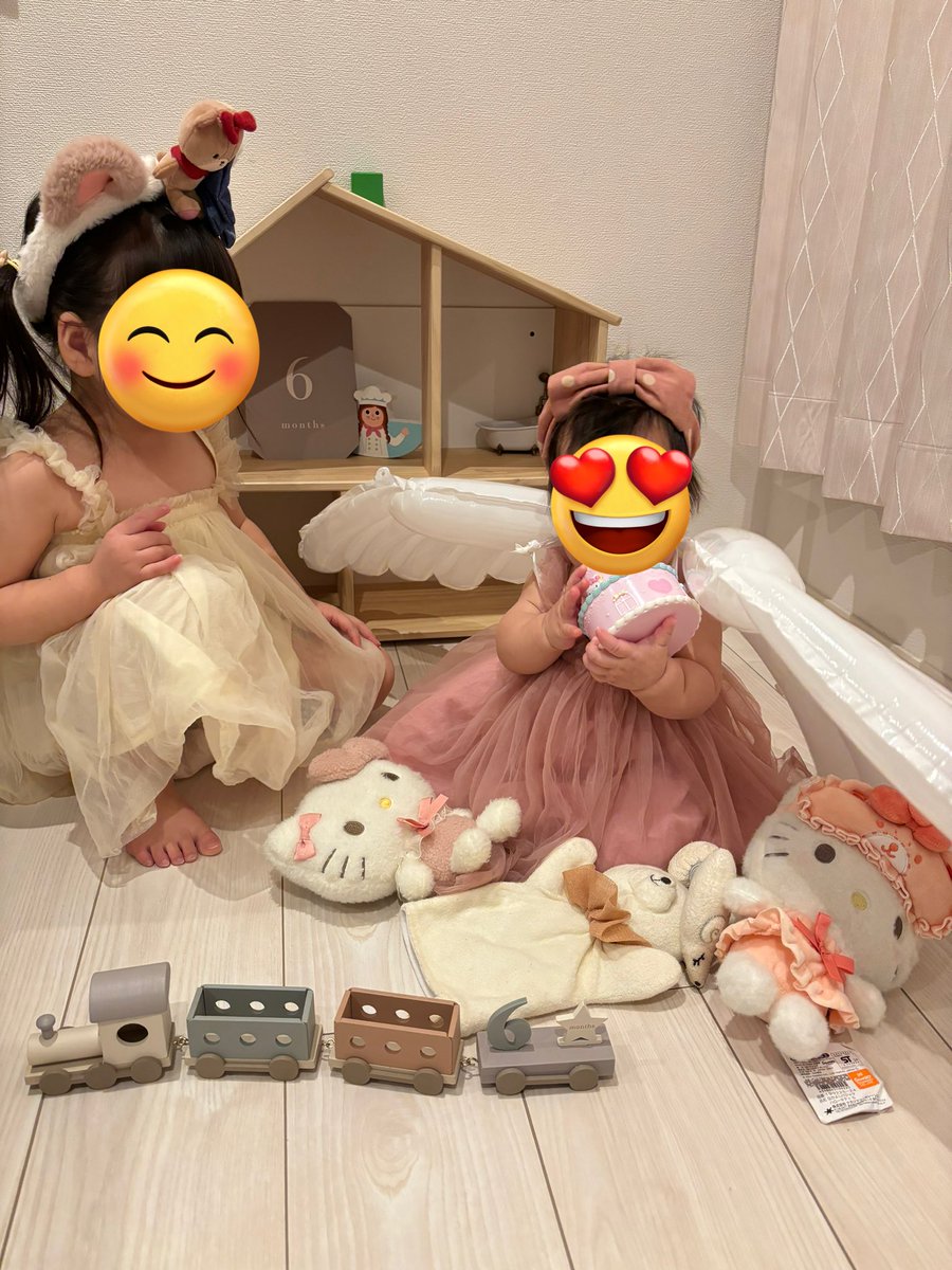 hi70ko's tweet image. ぴゆハーフバースデー！無事今日まで健やかに育ってくれてありがとう♡毎日笑い返してくれてとっても癒されてるよ。大好き💕