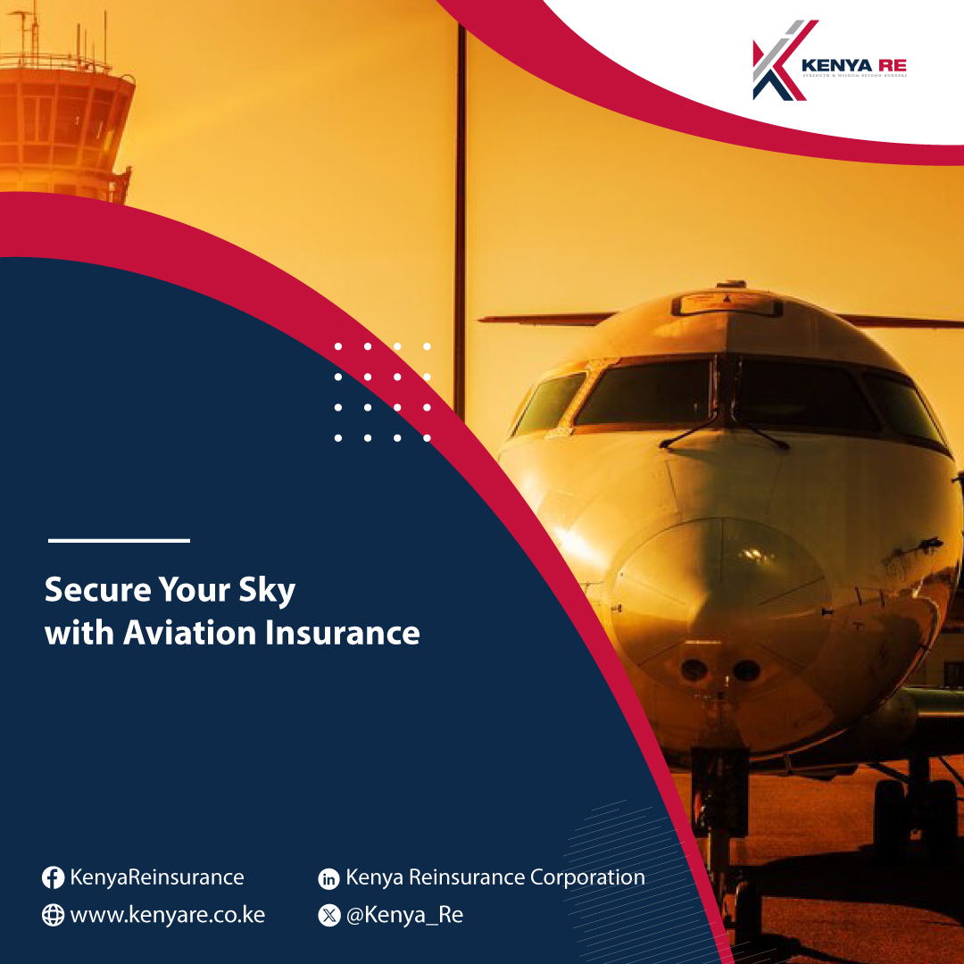 Kenya_Re's tweet photo. Kenya Re offers innovative aviation reinsurance solutions to help you navigate risks in the air. Together, we help your business soar. #AviationInsurance #RiskSolutions #KenyaRe https://t.co/GrlTY1mcMF