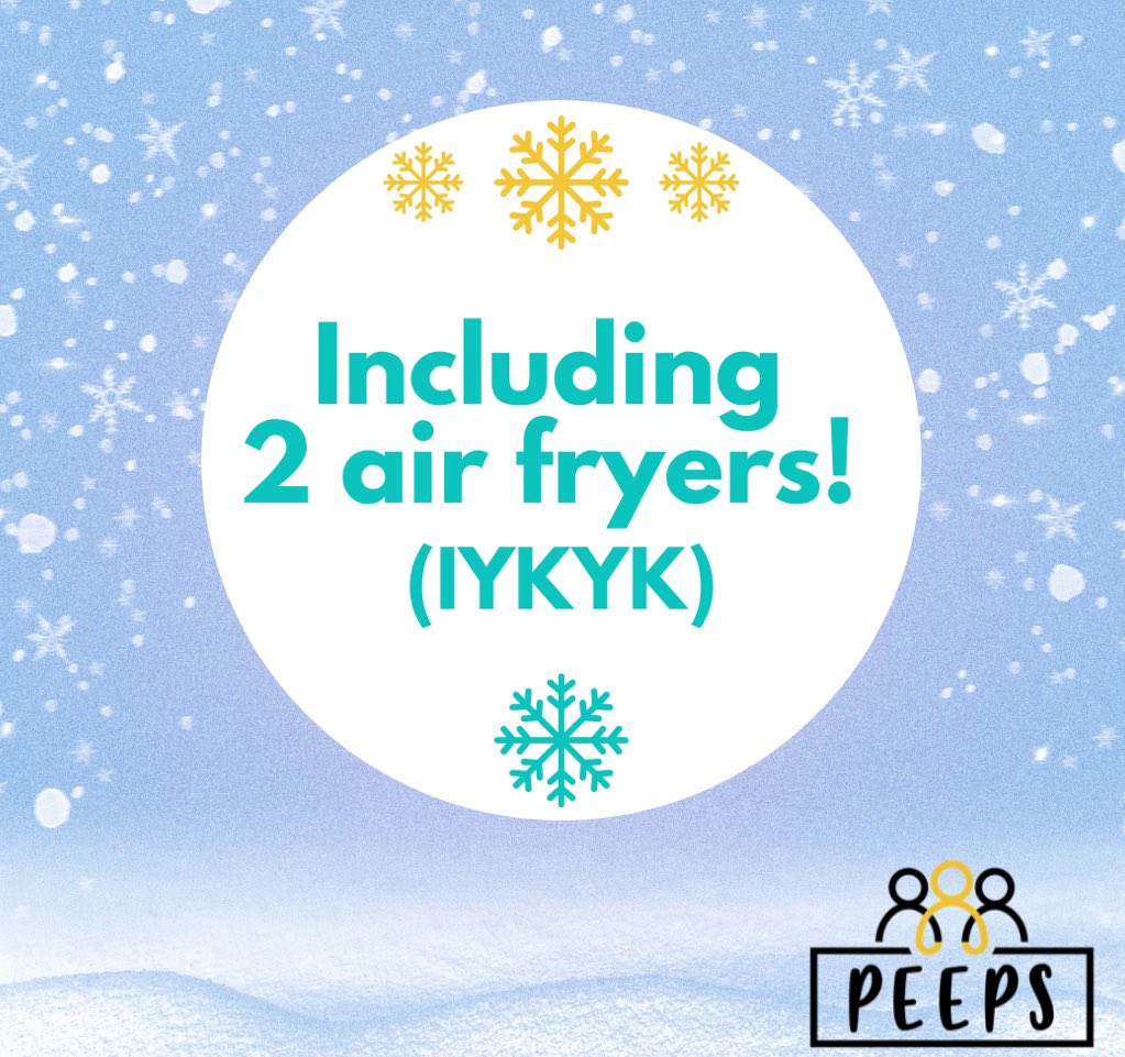 It's time - we're ready to feel festive here at Peeps HQ! 

To help spread some cheer this holiday season, we have our Winter Wishes Prize Draw. 

Some fabulous prizes to be won (huge thanks to everyone who kindly donated, meaning all proceeds will be going directly to Peeps) -