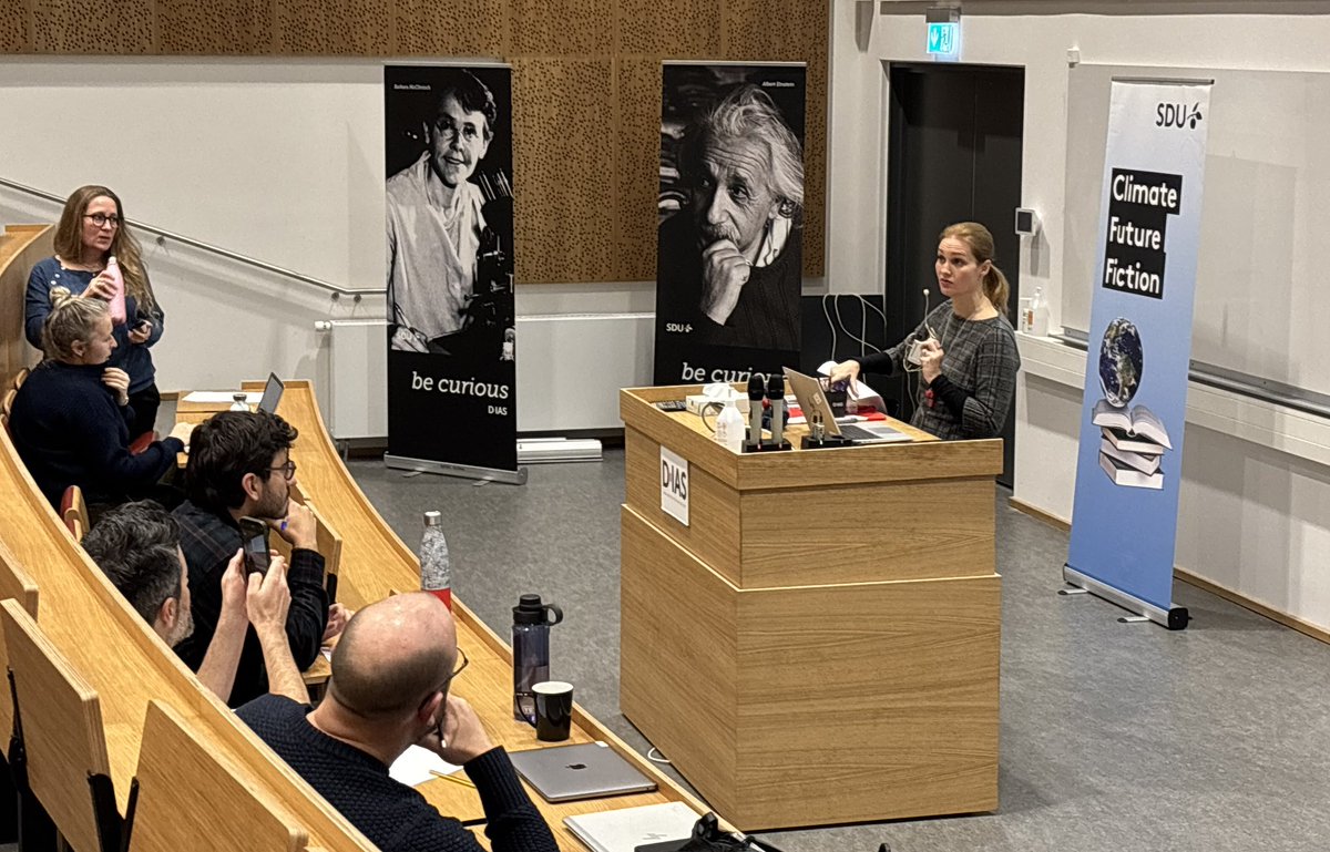 Kick off #ClimateFutureFiction hosted at <a href="/DanishIAS/">Danish Institute for Advanced Study</a> today 🤩📝
